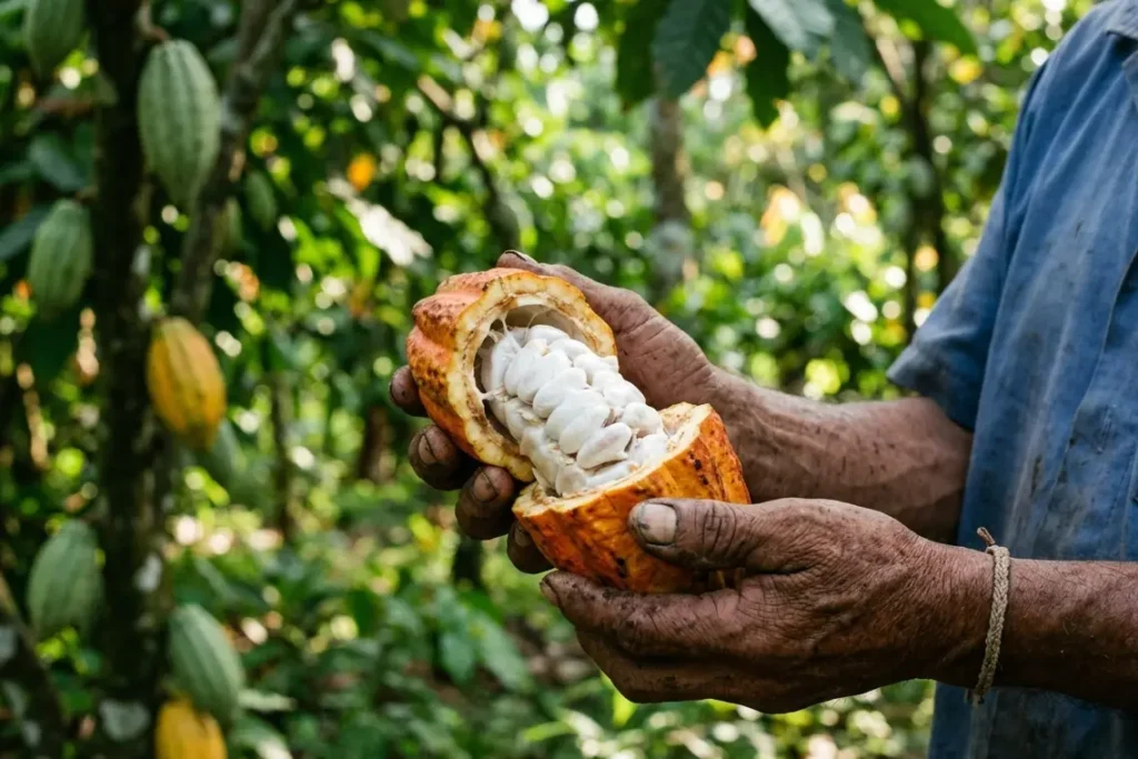ethical cacao farming fair trade ceremonial cacao UK sourcing