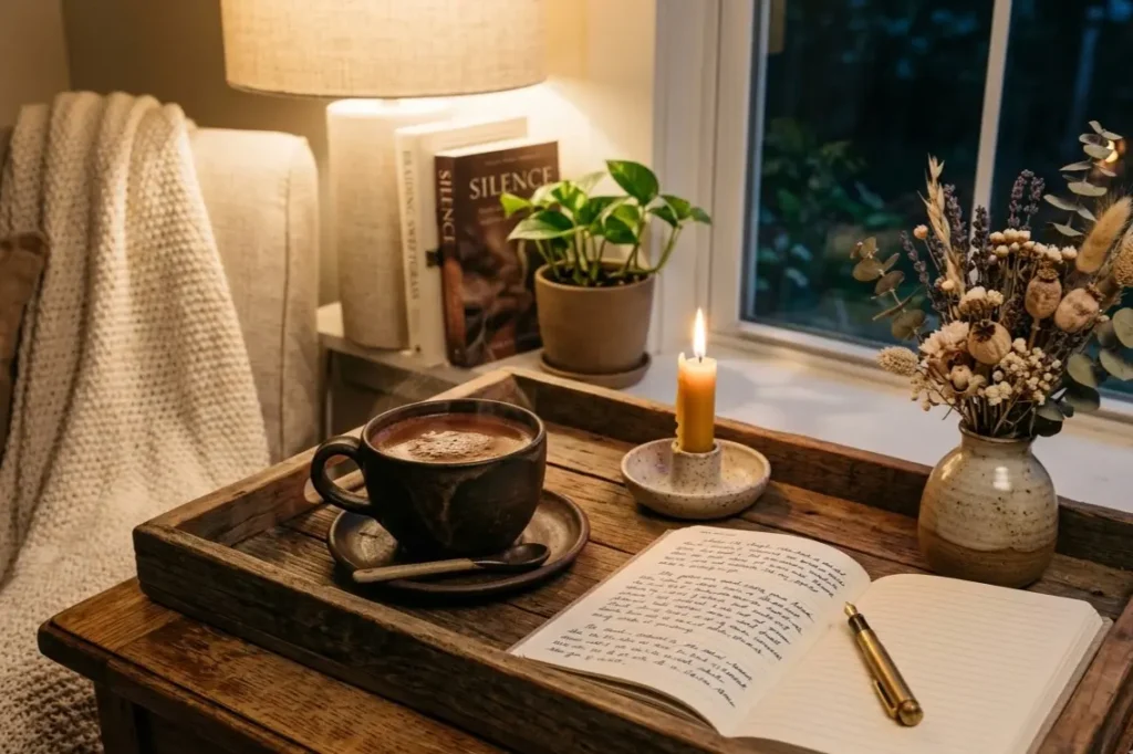 Heart-opening ceremonial cacao ritual at home setup for beautiful souls, sacred cacao UK daily practice with Maya Sacred