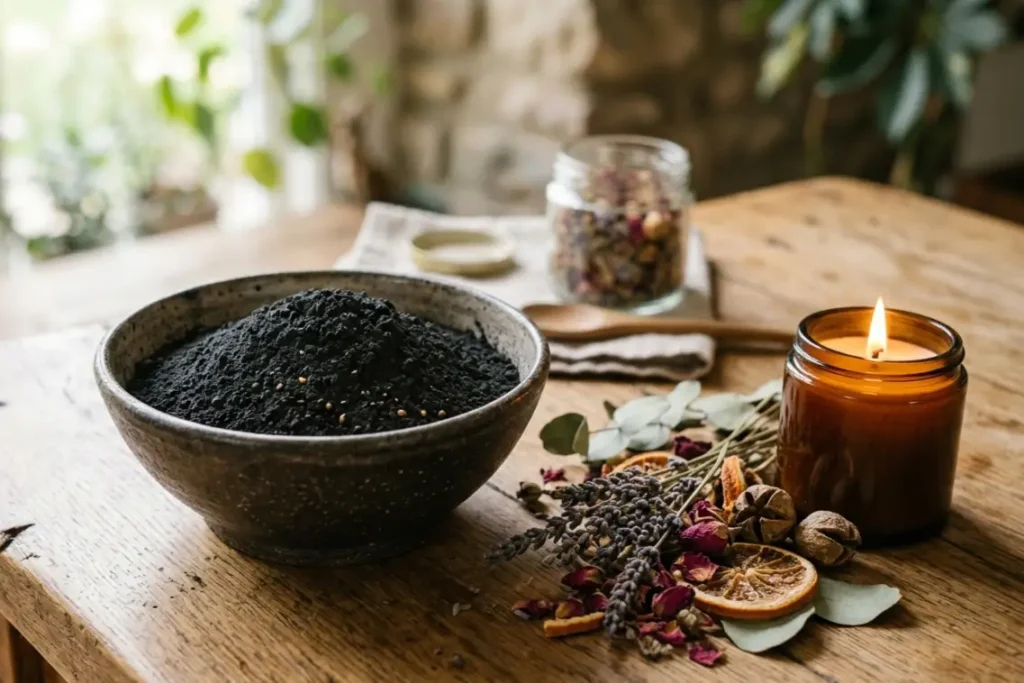natural detox bath routine mud clay bentonite home spa ritual UK