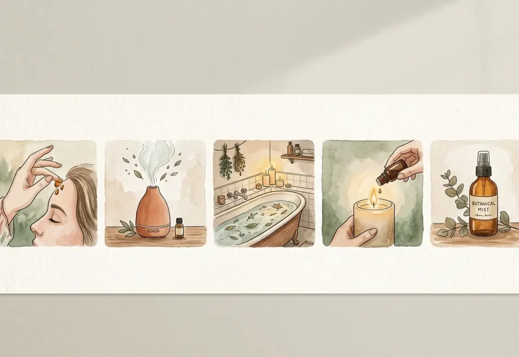 Five methods to use natural fragrance oils in spiritual rituals UK